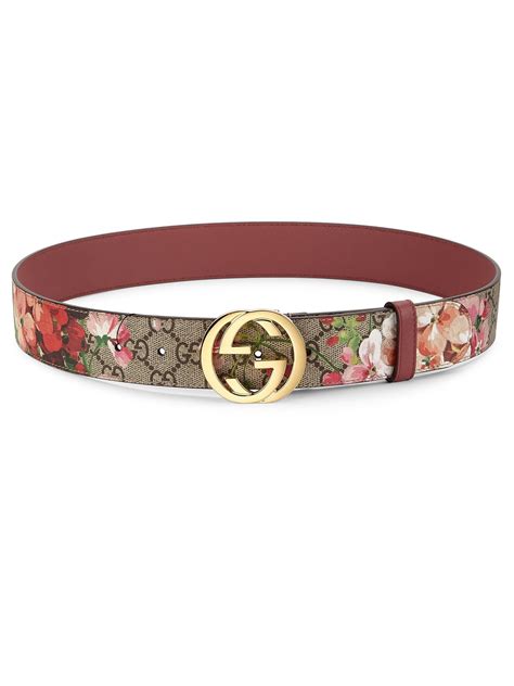 gucci belt flower|genuine leather gucci belt women.